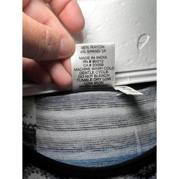 Parsley & Sage Joana patchwork asymmetrical dress womens medium boho tribal - Picture 5 of 9